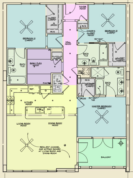 Redfish Village Unit D Floor Plans