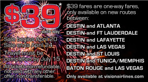 Vision Airlines $39